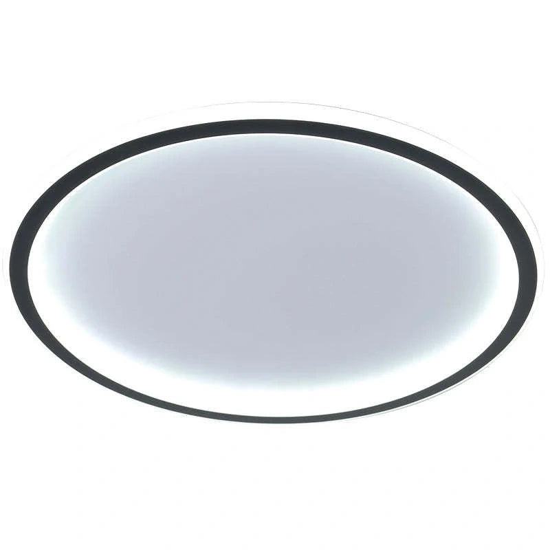 Round Scandi Aluminium LED Ceiling Light