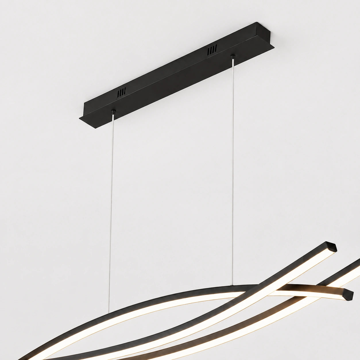 Modern LED Pendant Light, Adjustable Height