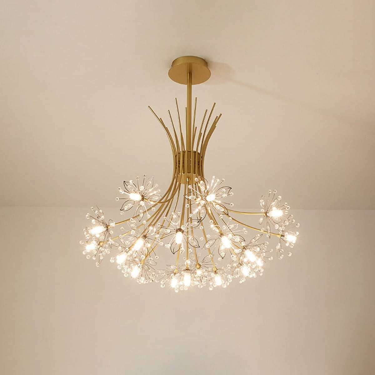 Crystal Flower Bouquet Chandelier
