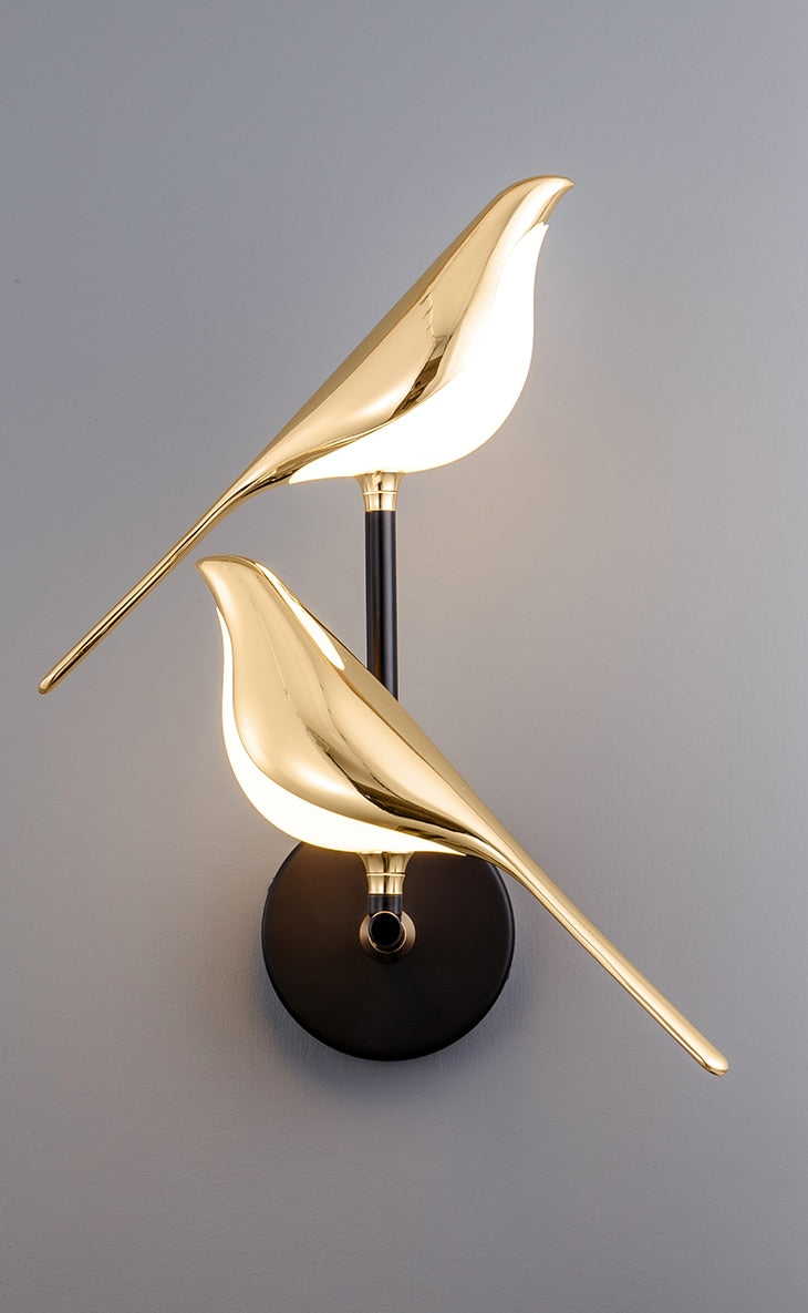 Gold Bird LED Wall Light