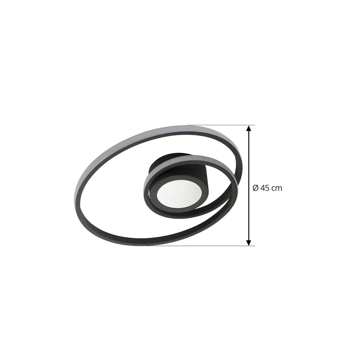 Offset Ring LED Ceiling Light