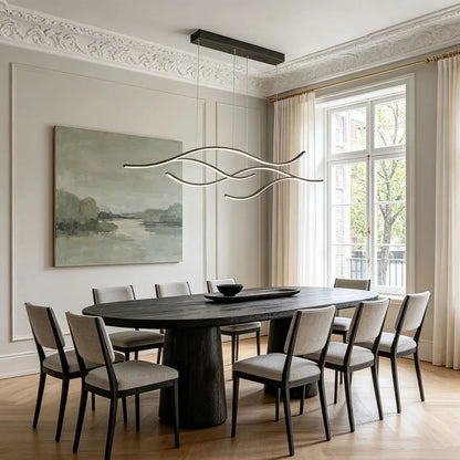 Linear LED Pendant Light for Dining Table