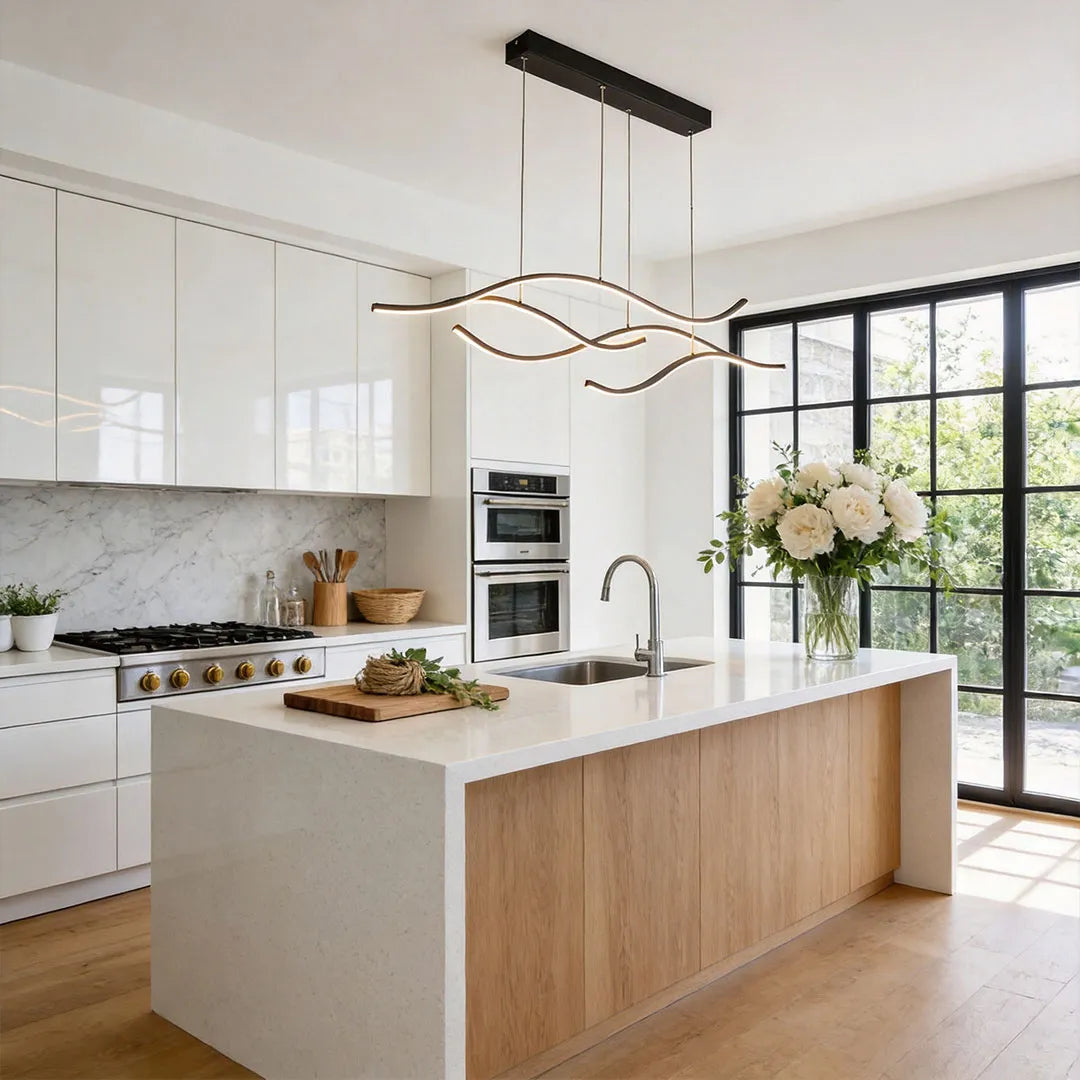 Linear LED Pendant Light for Dining Table