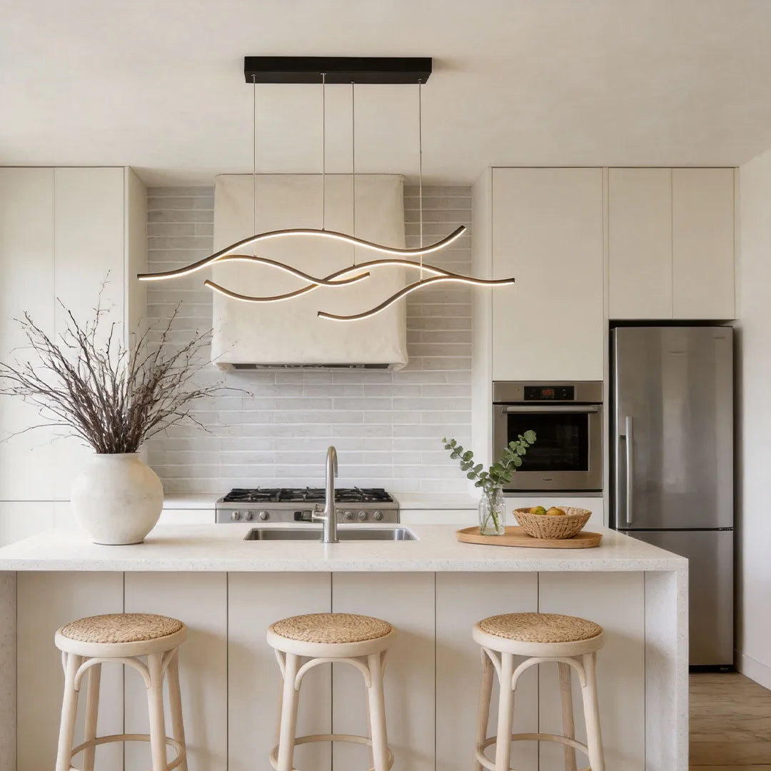 Linear LED Pendant Light for Dining Table