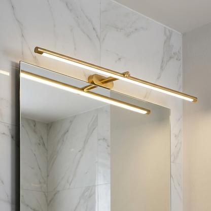 68 cm Natural Bronze LED bathroom mirror light bar with white light