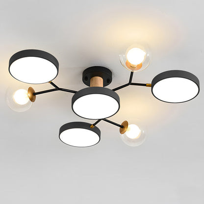 Nature Inspired LED Flush Mount Ceiling Light