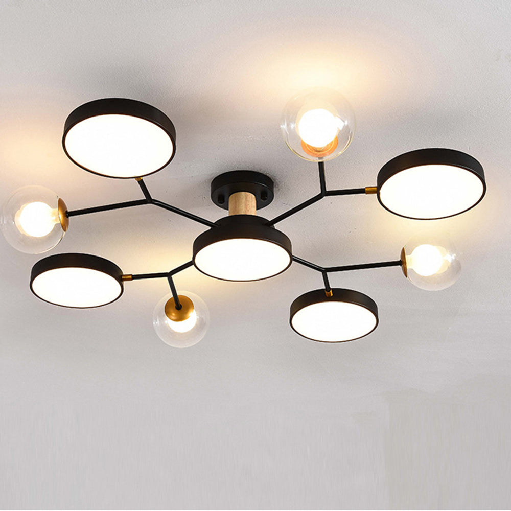 Nature Inspired LED Flush Mount Ceiling Light