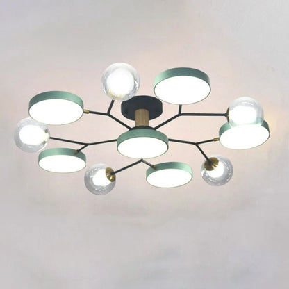 Nature Inspired LED Flush Mount Ceiling Light
