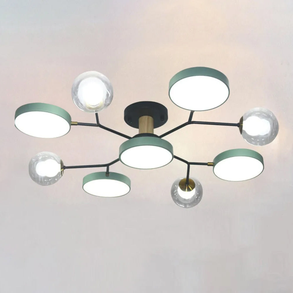 Nature Inspired LED Flush Mount Ceiling Light