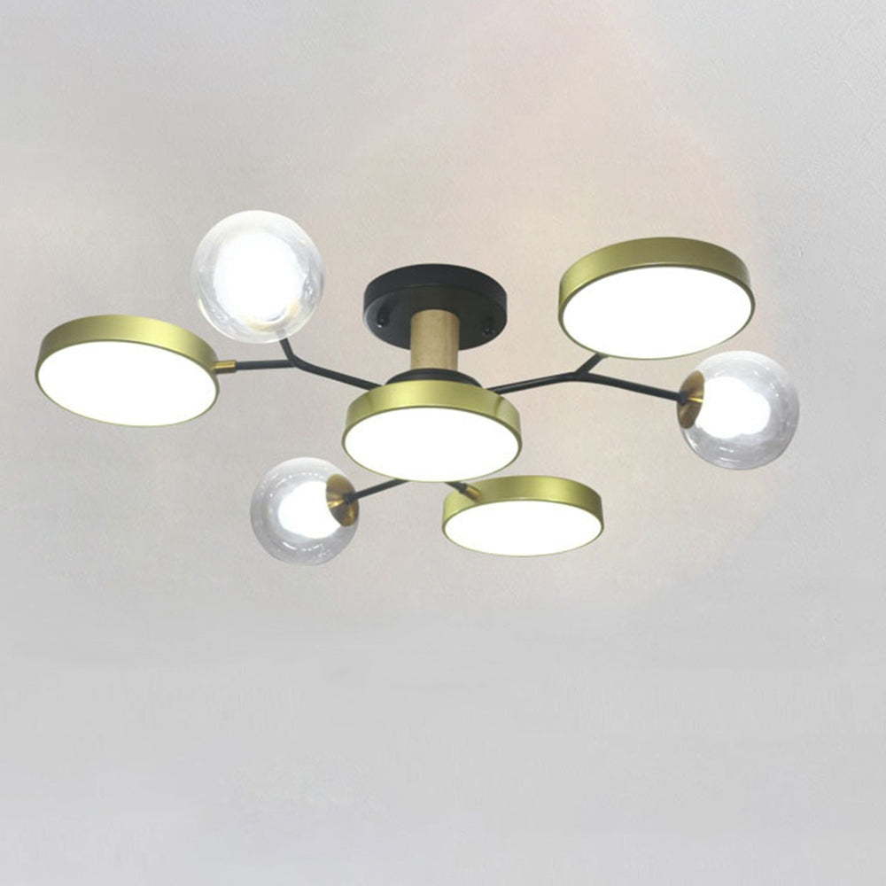 Nature Inspired LED Flush Mount Ceiling Light