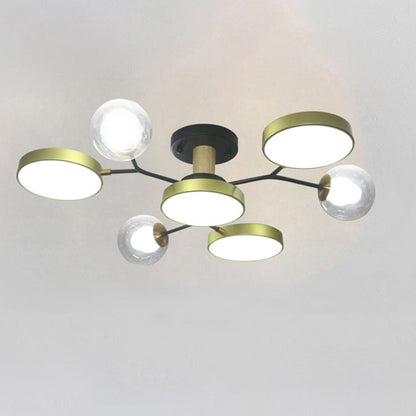 Nature Inspired LED Flush Mount Ceiling Light
