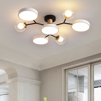 Nature Inspired LED Flush Mount Ceiling Light