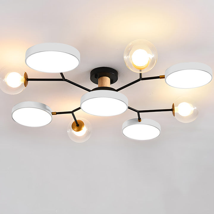 Nature Inspired LED Flush Mount Ceiling Light