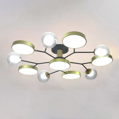 Nature Inspired LED Flush Mount Ceiling Light