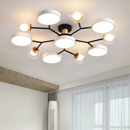 Nature Inspired LED Flush Mount Ceiling Light