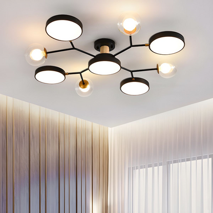 Nature Inspired LED Flush Mount Ceiling Light