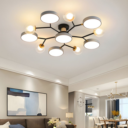 Nature Inspired LED Flush Mount Ceiling Light