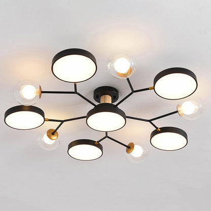 Nature Inspired LED Flush Mount Ceiling Light