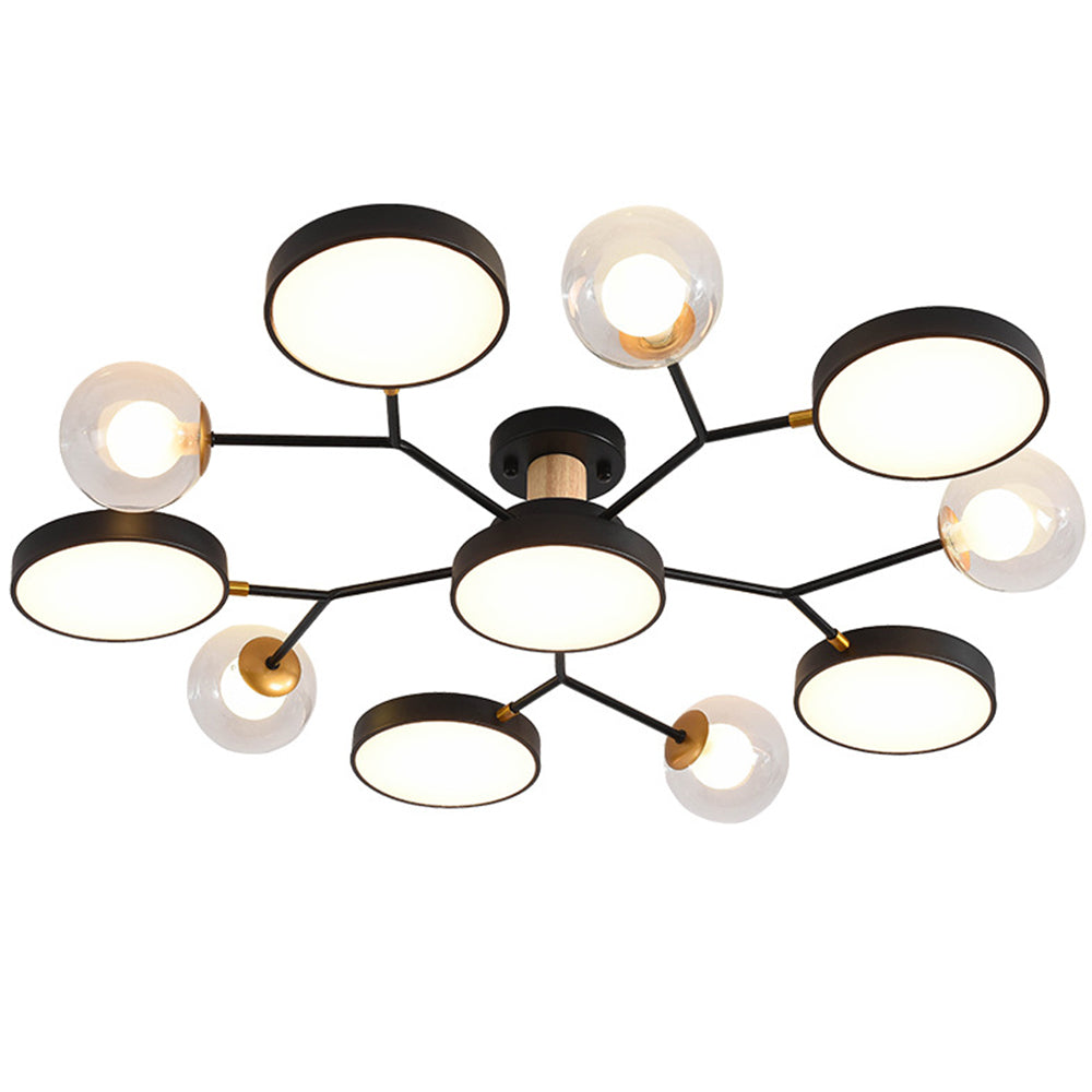 Nature Inspired LED Flush Mount Ceiling Light