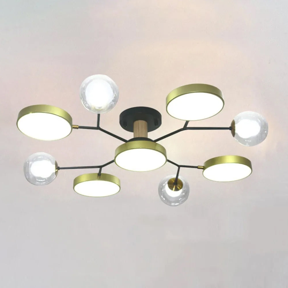 Nature Inspired LED Flush Mount Ceiling Light