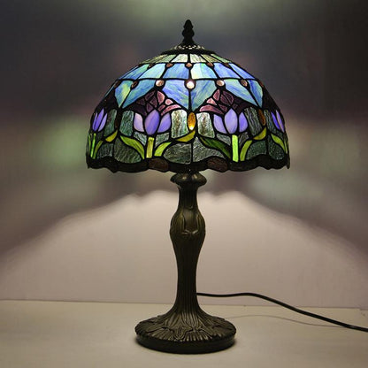 Tiffany-Style Stained Glass Table Lamp