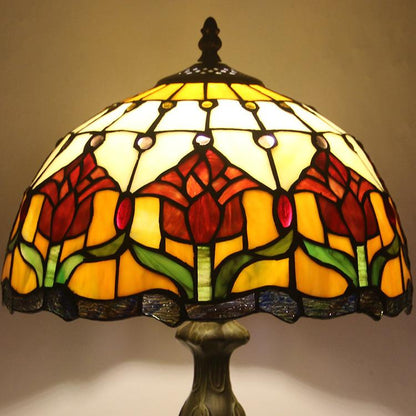 Tiffany-Style Stained Glass Table Lamp