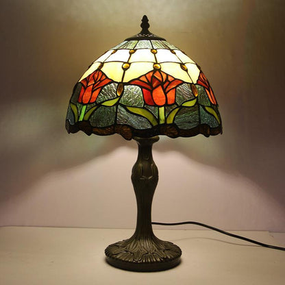 Tiffany-Style Stained Glass Table Lamp
