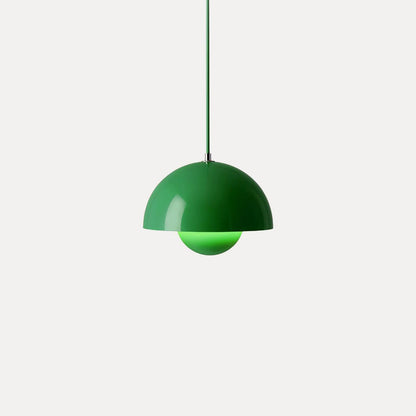 Dome Pendant Light with Floating Globe Diffuser