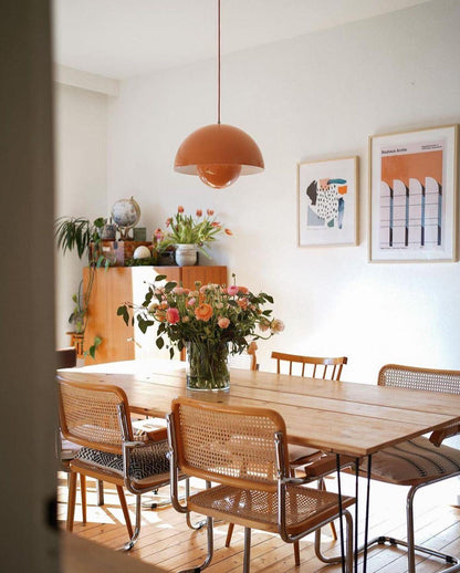 Dome Pendant Light with Floating Globe Diffuser