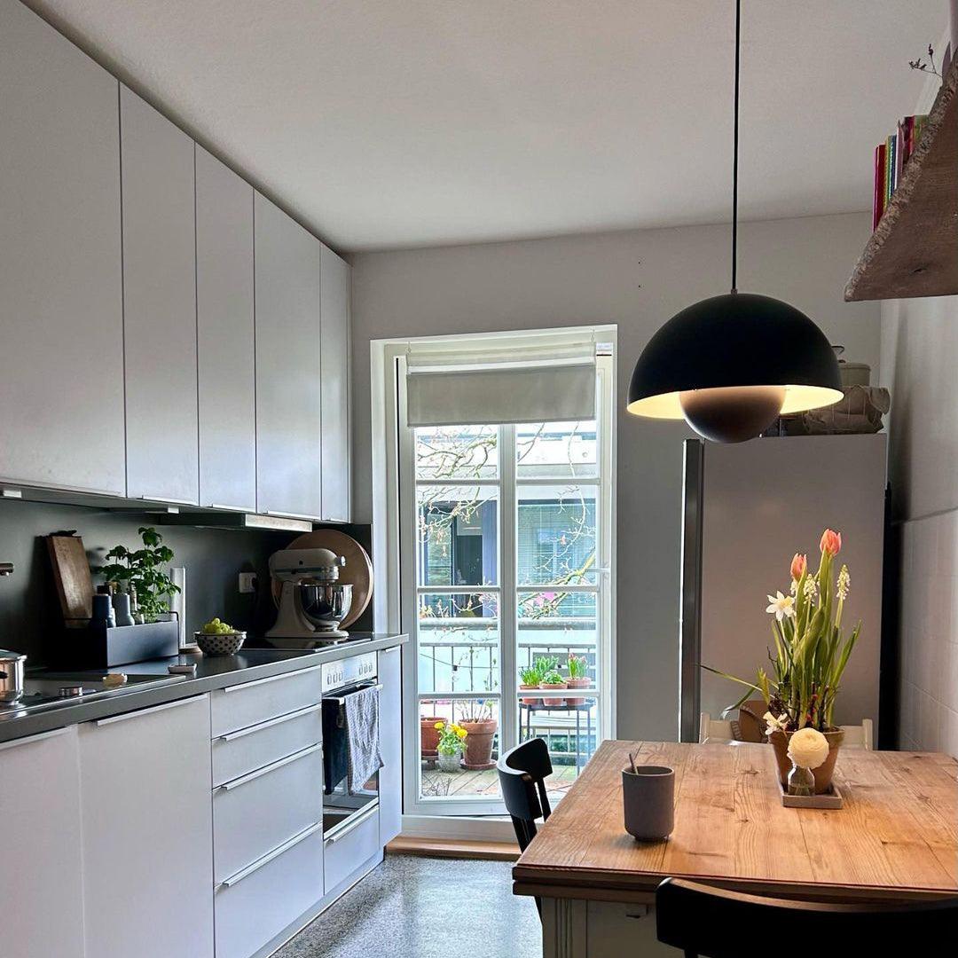 Dome Pendant Light with Floating Globe Diffuser