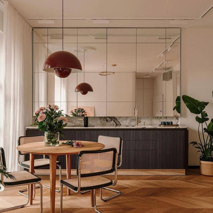 Dome Pendant Light with Floating Globe Diffuser