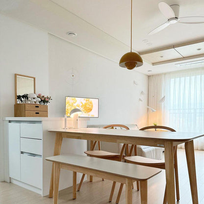 Dome Pendant Light with Floating Globe Diffuser