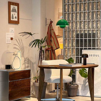 Dome Pendant Light with Floating Globe Diffuser
