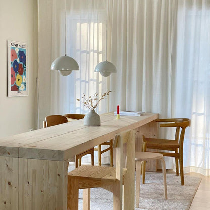 Dome Pendant Light with Floating Globe Diffuser