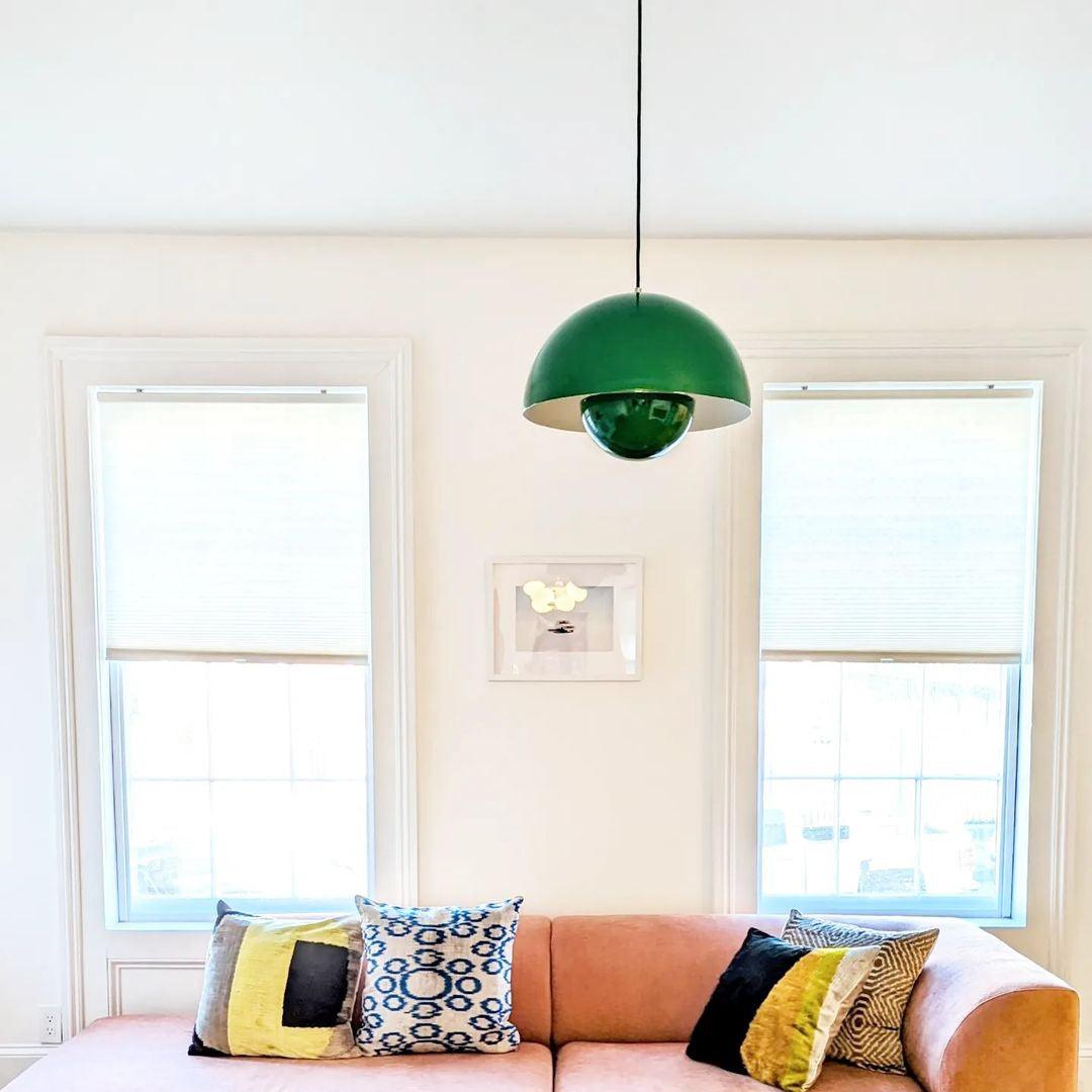 Dome Pendant Light with Floating Globe Diffuser