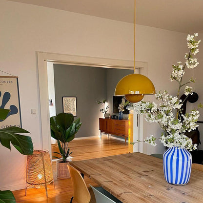 Dome Pendant Light with Floating Globe Diffuser