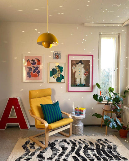 Dome Pendant Light with Floating Globe Diffuser