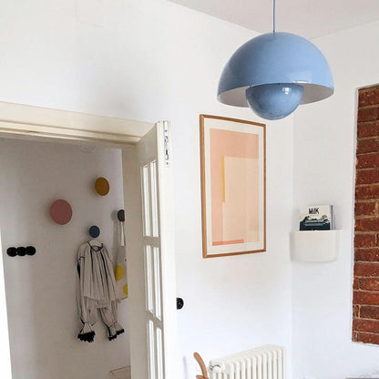 Dome Pendant Light with Floating Globe Diffuser
