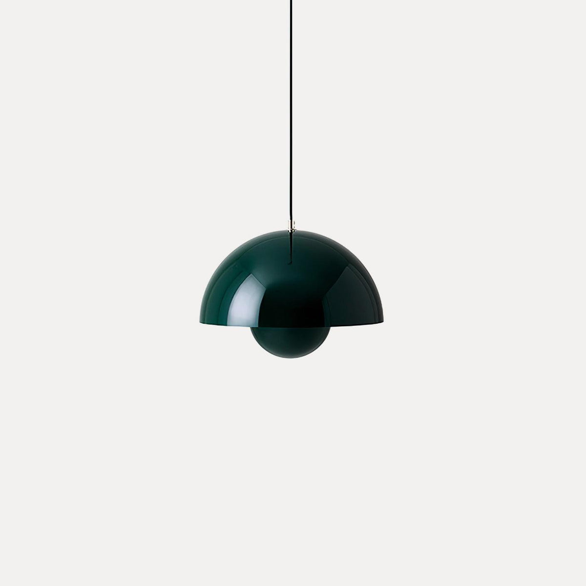 Dome Pendant Light with Floating Globe Diffuser
