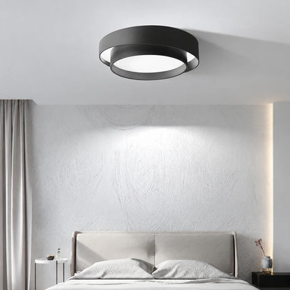 Modern Concentric Ring LED Flush Mount Ceiling Light