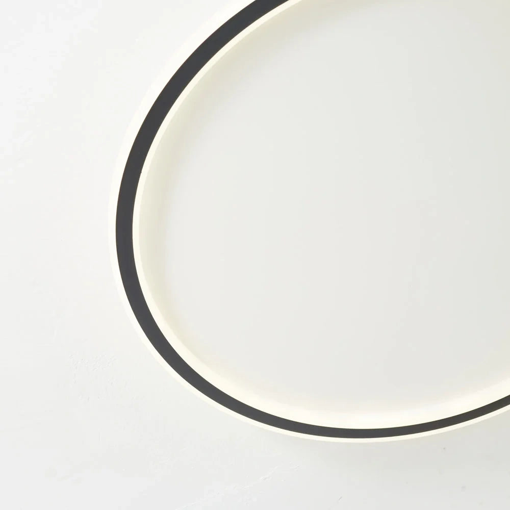 Round Scandi Aluminium LED Ceiling Light