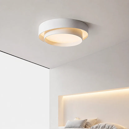 Modern Concentric Ring LED Flush Mount Ceiling Light