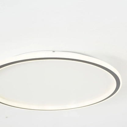Round Scandi Aluminium LED Ceiling Light