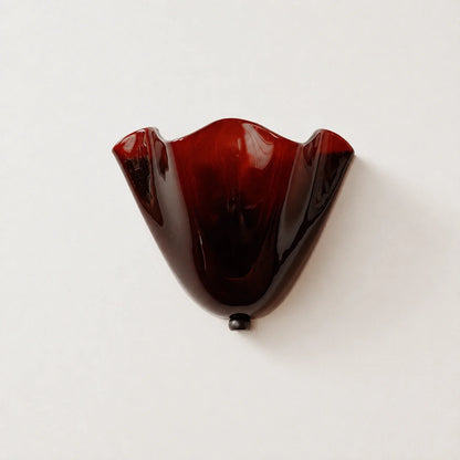Sculptural Folded Glass Wall Sconce