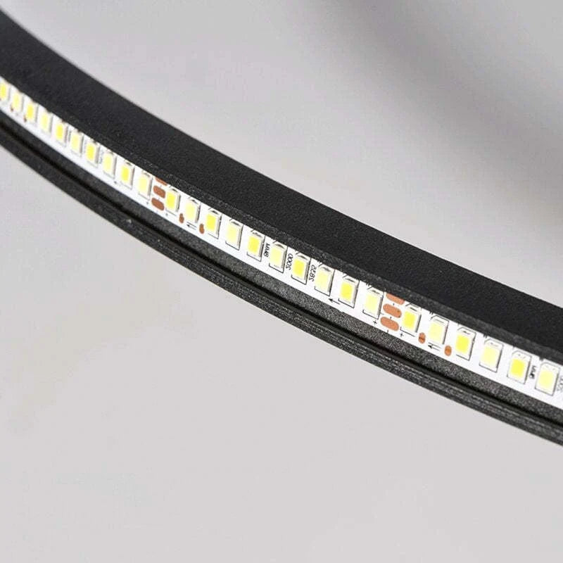 Round Scandi Aluminium LED Ceiling Light
