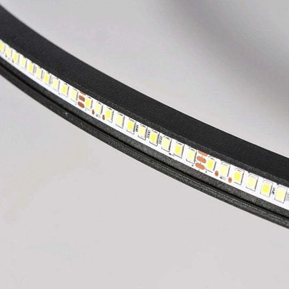 Round Scandi Aluminium LED Ceiling Light