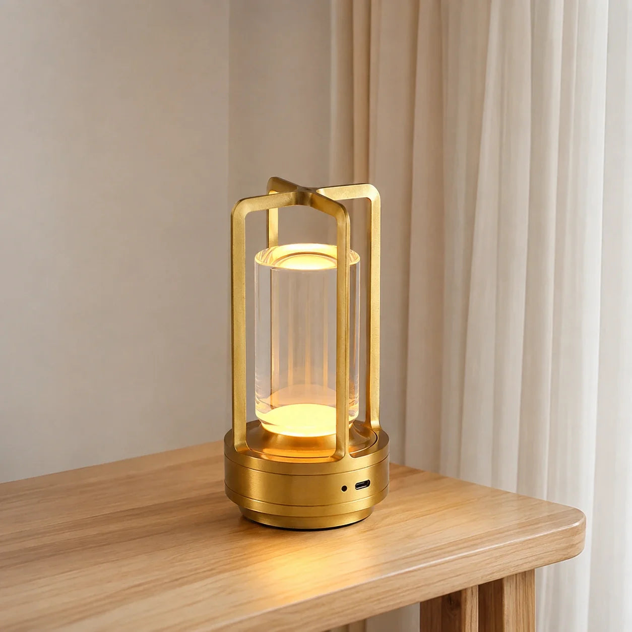 Rechargeable LED Lantern Table Lamp