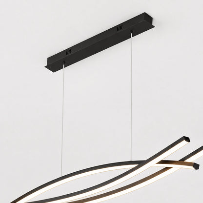Modern LED Pendant Light, Adjustable Height