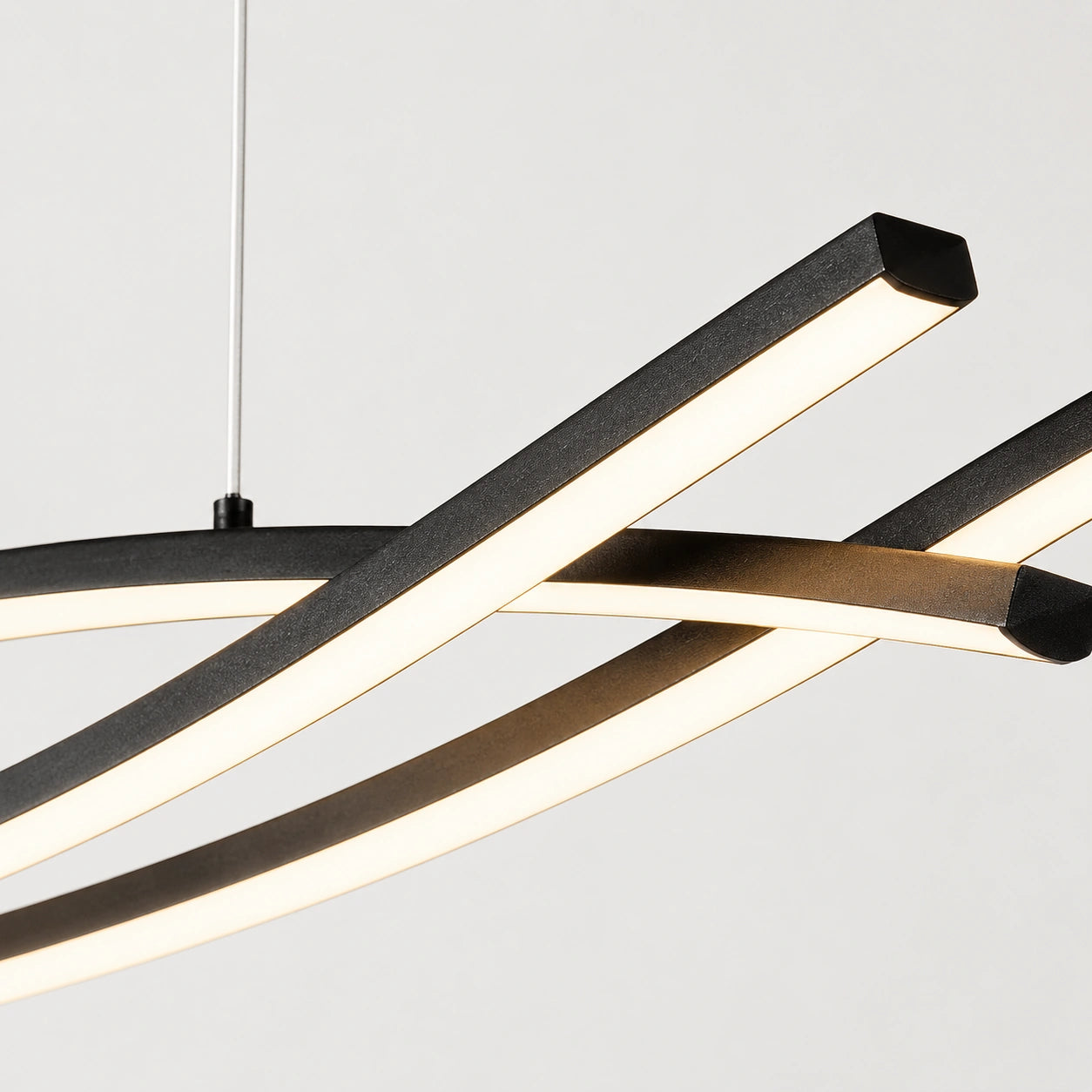 Modern LED Pendant Light, Adjustable Height