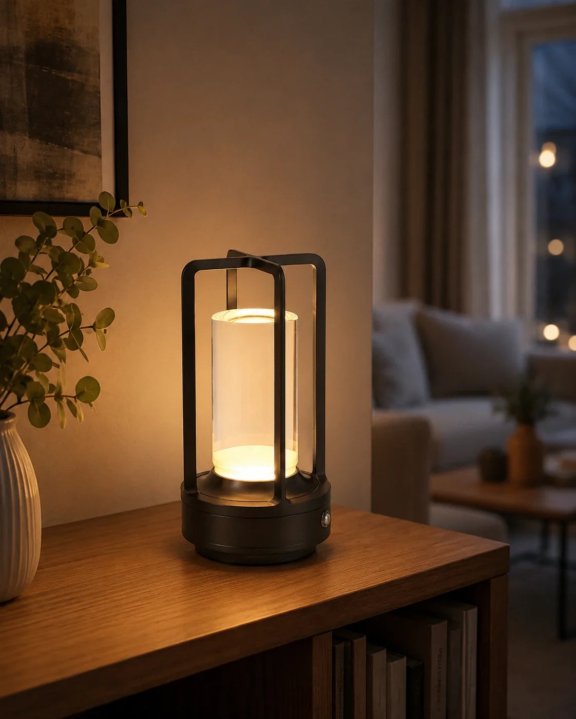 Rechargeable LED Lantern Table Lamp